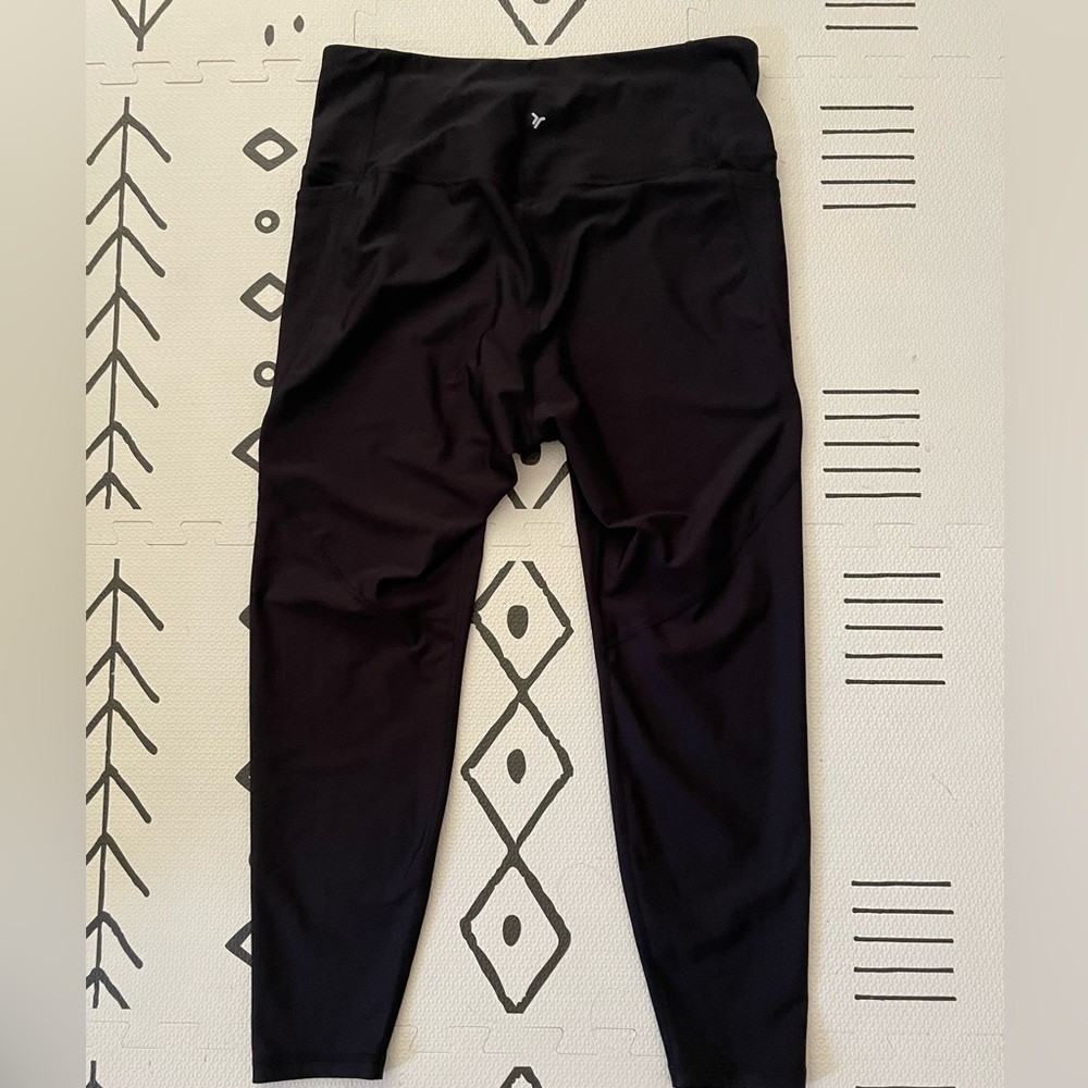 Old Navy High-Waisted PowerSoft 7/8 Leggings Black